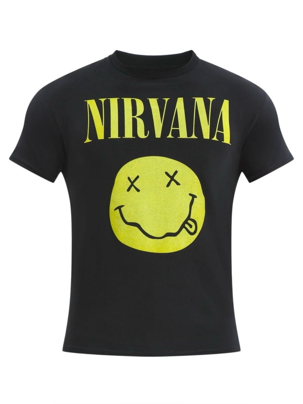 Nirvana Smiley Men’s & Big Men’s Graphic Tee Shirt